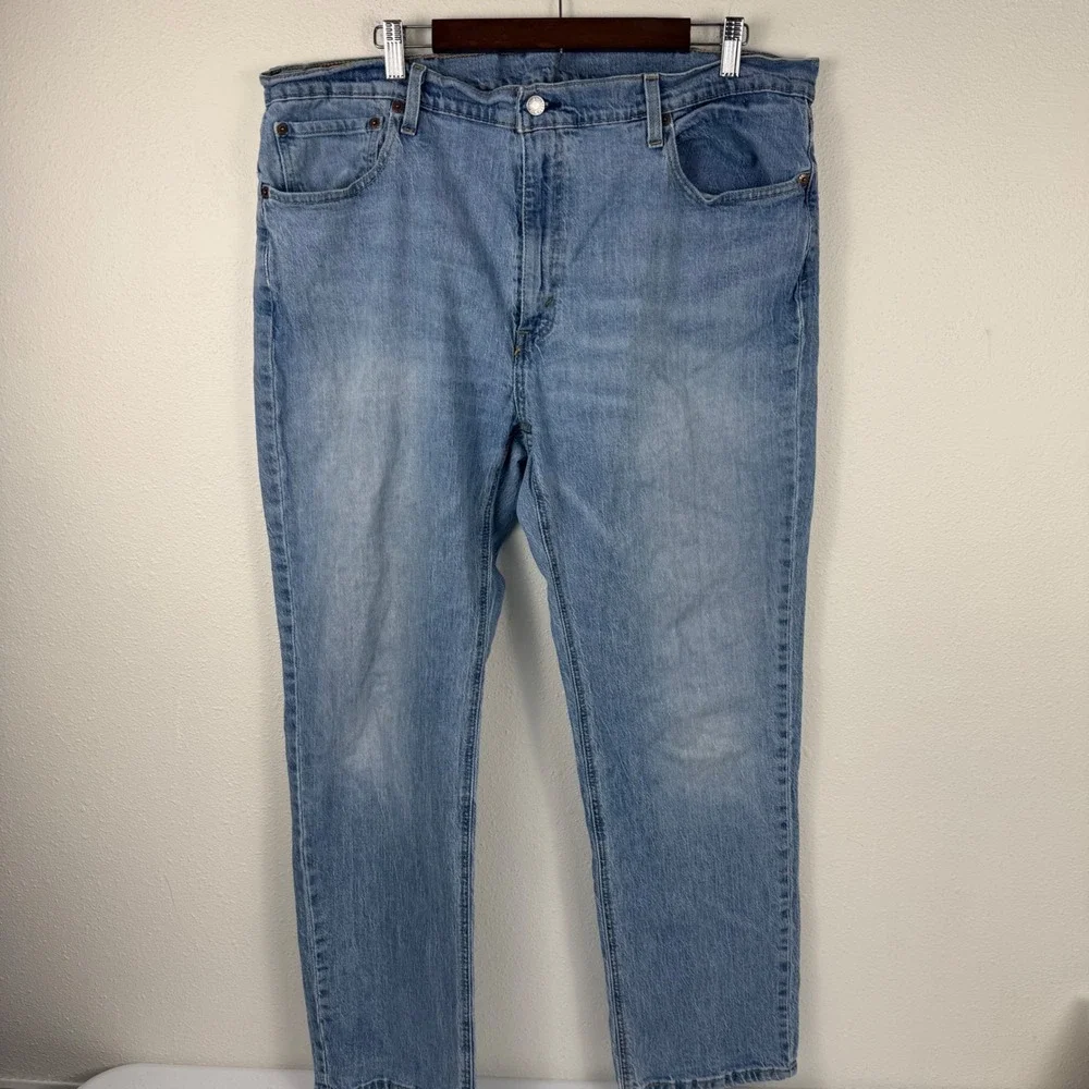 Levi's‎ 541 Athletic Taper Mens Light Wash Blue Denim Jeans W40 L32